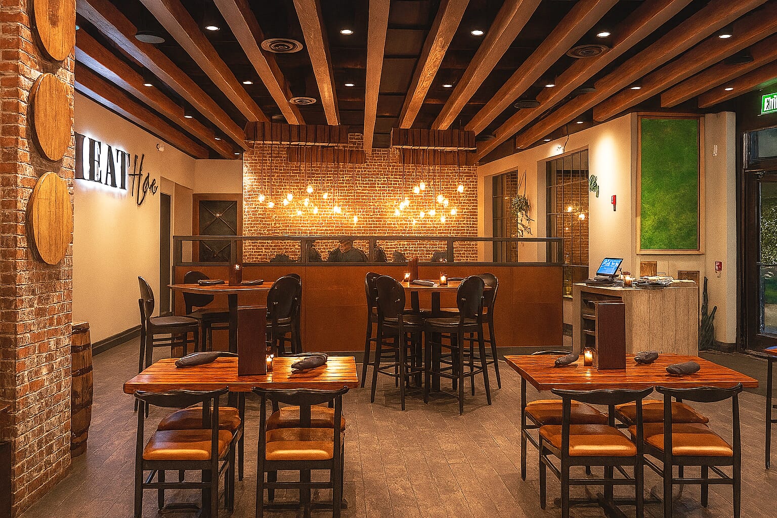 Hangry Bison Interior