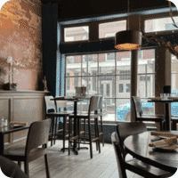 Zhang Bistro Interior Dining Room