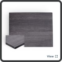 Pewter high-density composite rustic restaurant table top