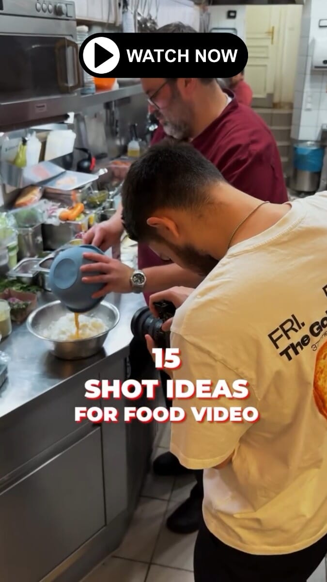 Be creative and use simple, unexpected ways to show your dishes or drinks.