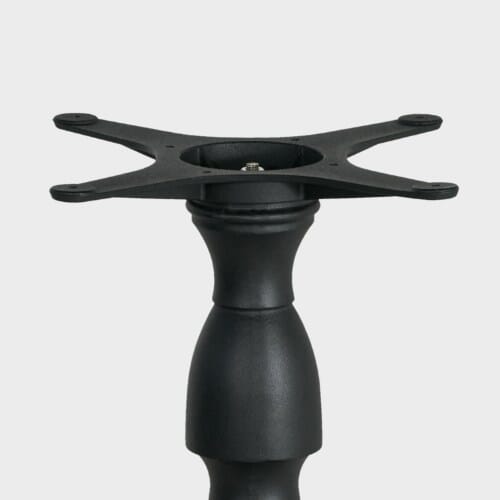 Welded Cast-Iron Construction of Table Base