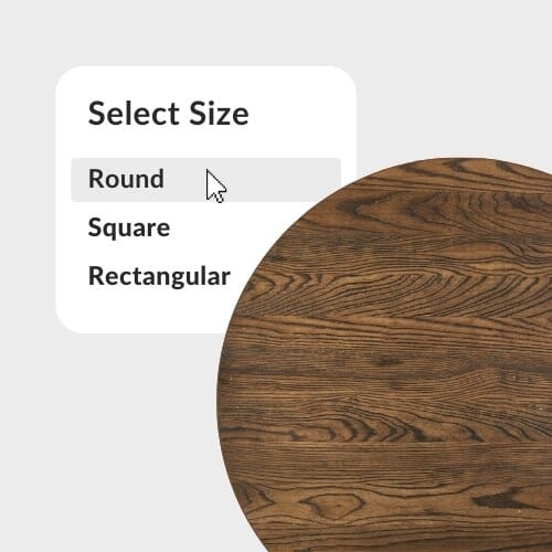 Availablity in sizes and shapes of Ash table top