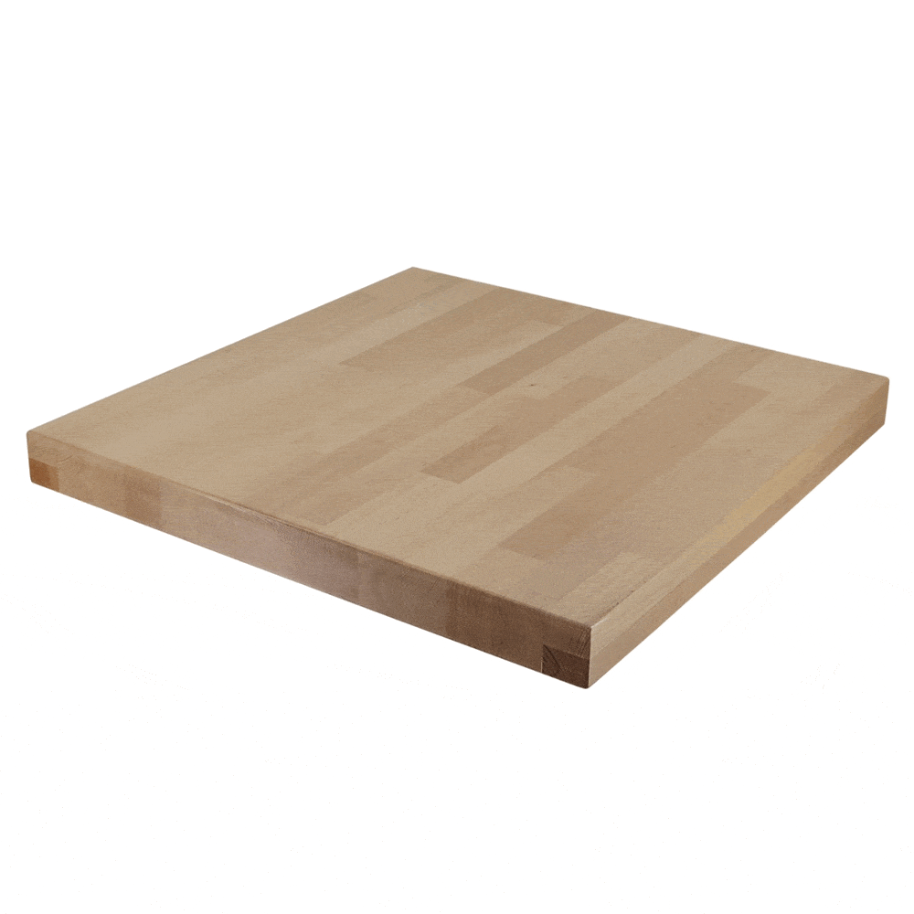 Custom Beech Wood Butcher Block Restaurant Table Top