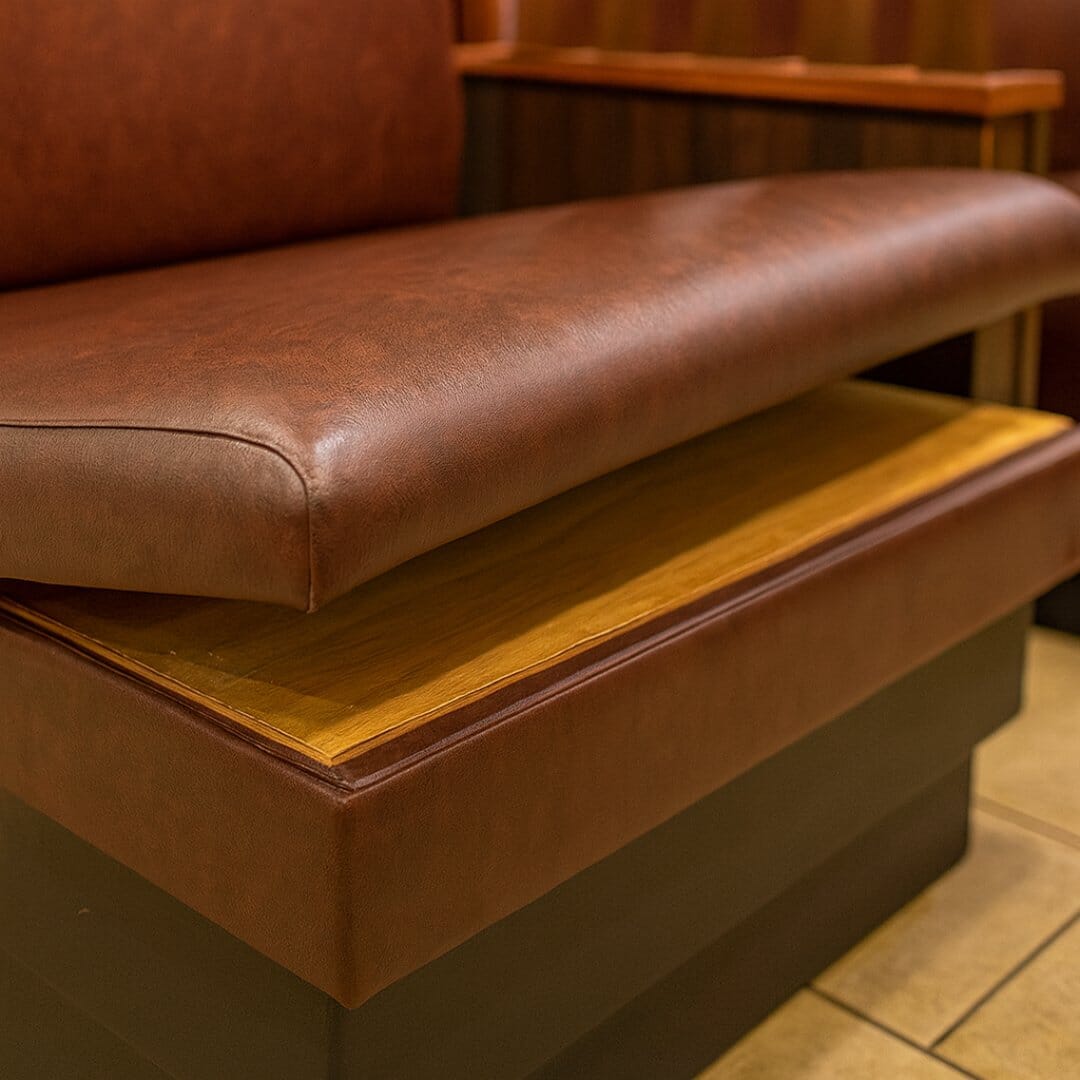 Removable cushion design for easier cleaning and replacement
