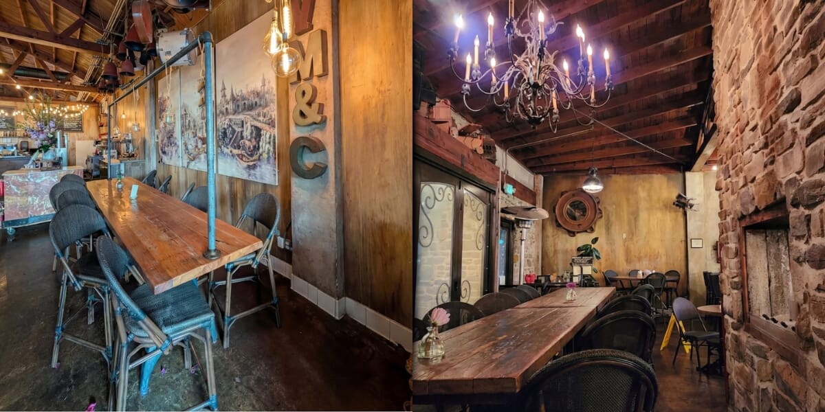 Bon Vivant Market & Café indoor seating area