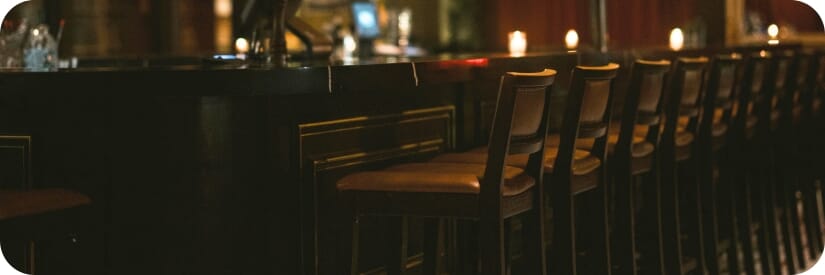 Restaurant interior featuring commercial seating