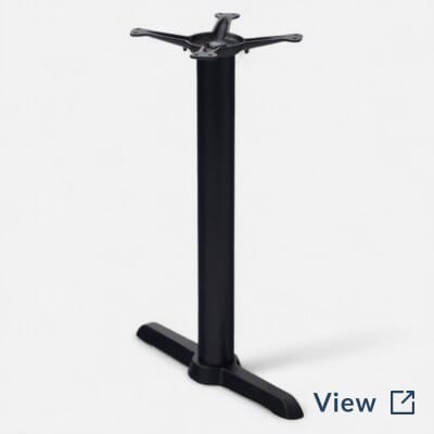 Metal Single Slat Table Base