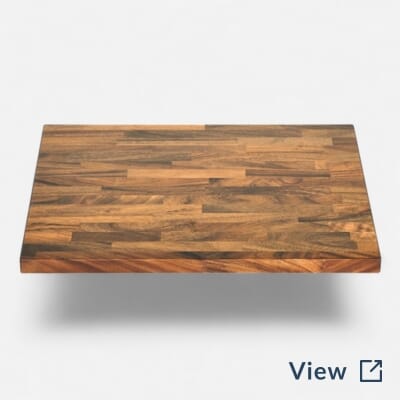 South American Walnut Solid Wood Restaurant Table Top
