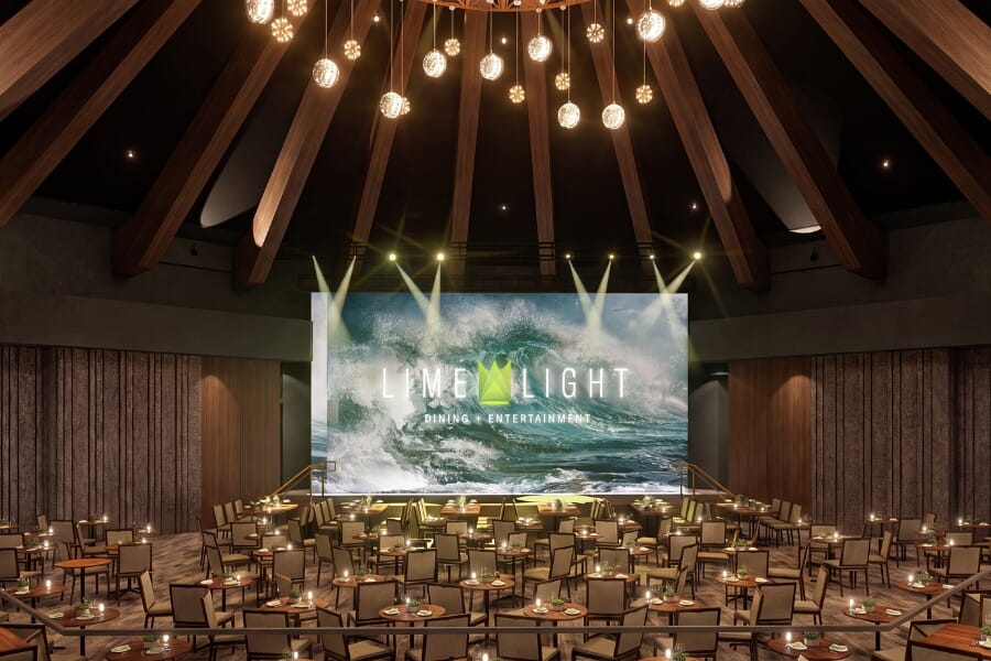 Limelight Hawaii event venue in Honolulu featuring banquet chairs, event tables, and flexible commercial event furniture.