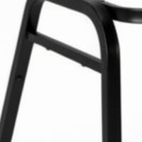 Black aluminum frame finish swatch