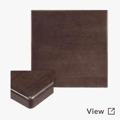 Solid Beech Wood Table Top in Walnut