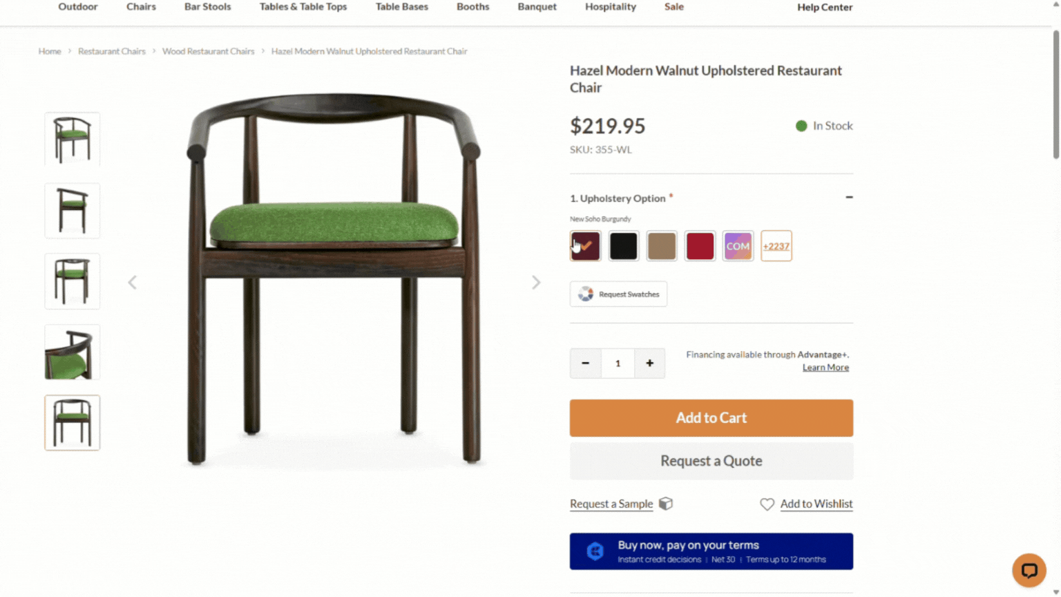 Add products to your cart