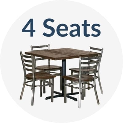 4-Seat Table and Chair Sets