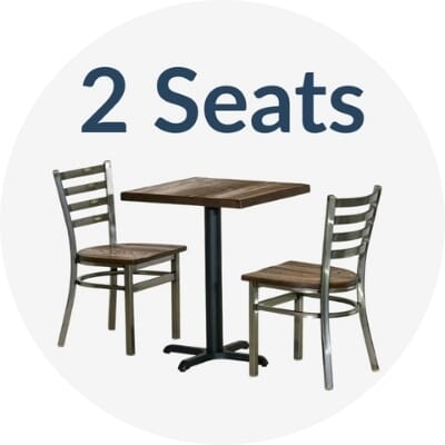2-Seat Table and Chair Sets