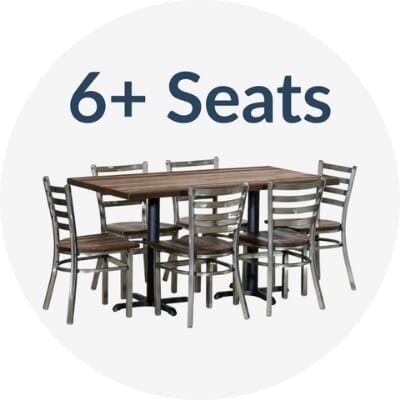 6+ Seat Table and Chair Sets