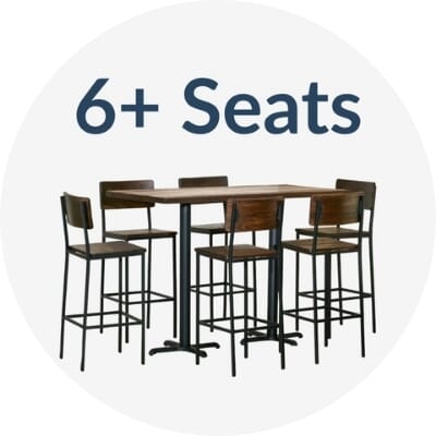 6+ Seat Table and Bar Stool Sets