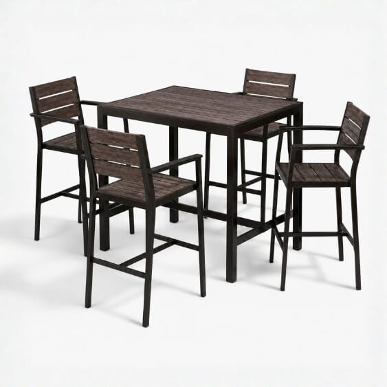 Outdoor Table and Bar Stool Sets